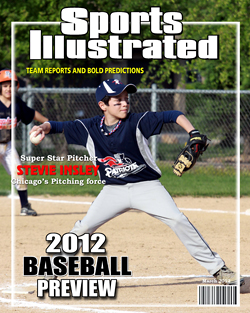 MAGAZINE COVER (Baseball Action) MAGAZINE COVER