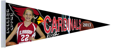 Basketball Pennant